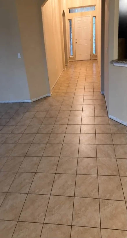 Hallway & Entry before remodel